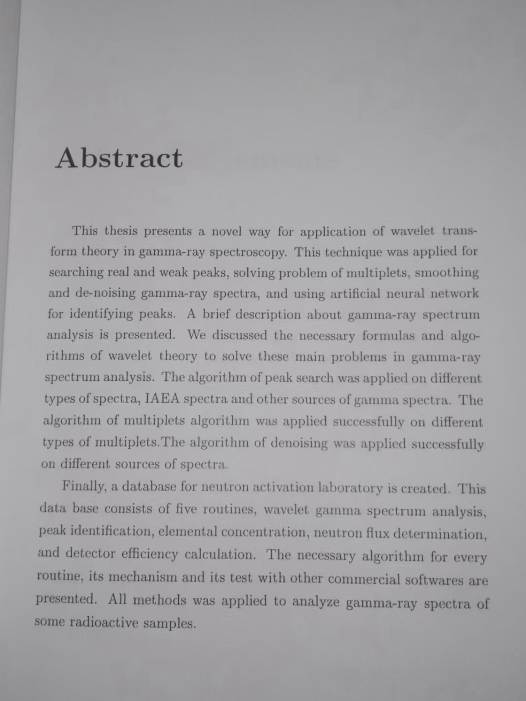 PhD Thesis
